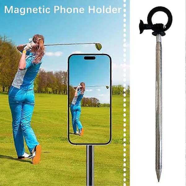 Golfballhode Mobiltelefon Magnetisk Stativ Innsetting Fotografi Selfiestang