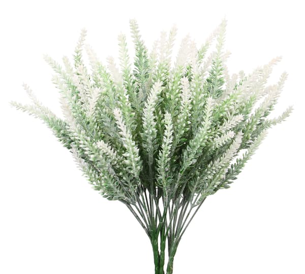 Kunstige blomster 6 bunter lavendelbukett til bryllup hjemme