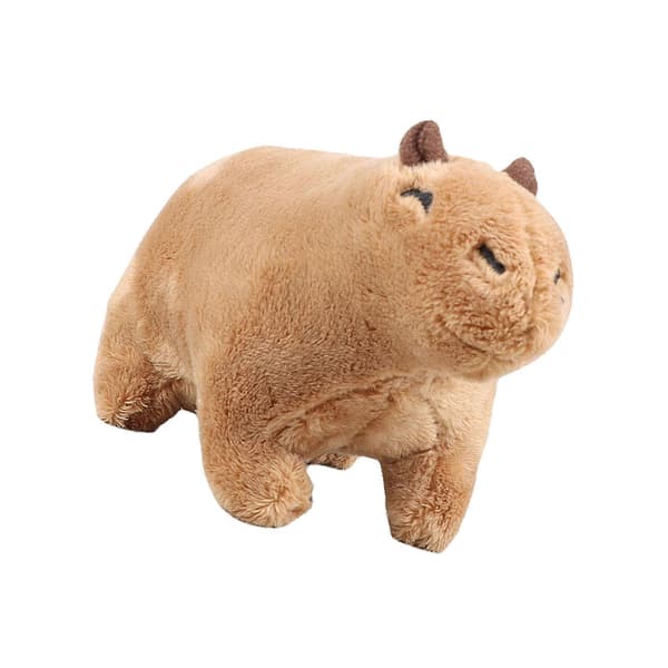 Capybara Plysjlegetøj Blødt Vildt Dyr Krybende Capybara Tøjdyr Unikt Legetøj Modeldukker Samling Til Børn