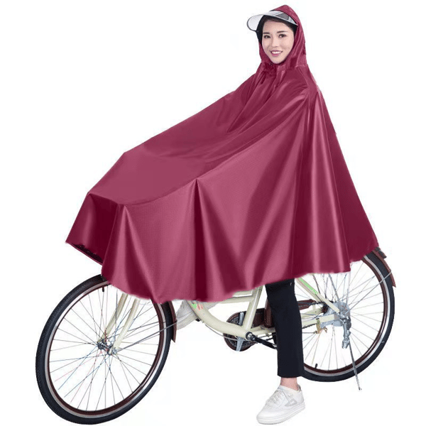 Vanntett regnponcho for sykkel