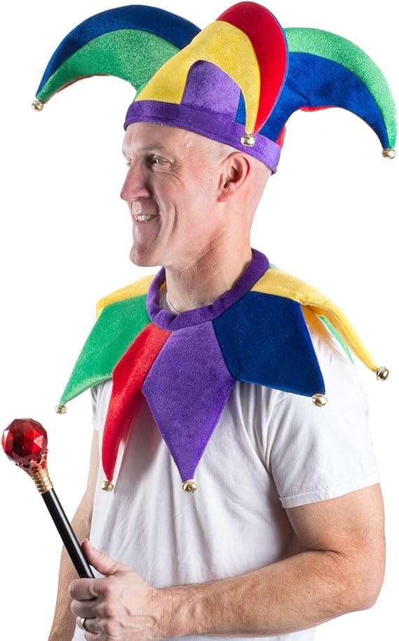 Jesterdragt - Hat - Jester Klovnekostume - Kongens Nar_tfrf