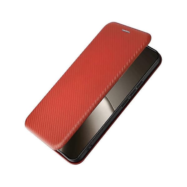 Compatible Case for Xiaomi 15T Pro, Carbon Fiber Texture, Drop-proof PU Leather Phone Case