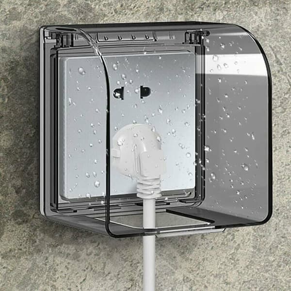 Child-safe Wall Socket Cover 86 Model Universal Waterproof Socket Protector 12.2×10.8×7.3 CM Waterproof Outdoor Sockets for Switches