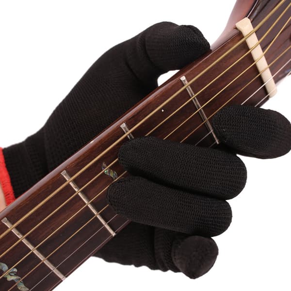 Guitar Glove Black Musician Protects Hands Beginner Practices Musical Instrument Accessories L