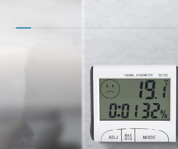 Temperatur- og luftfugtighedsmåler Multifunktionel Min/Max Re