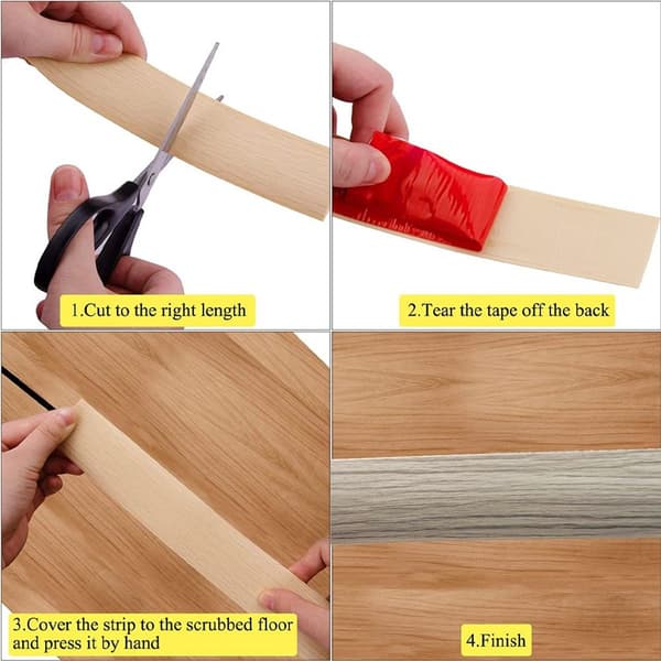 Floor transition strips, self-adhesive floor, transition floor form4