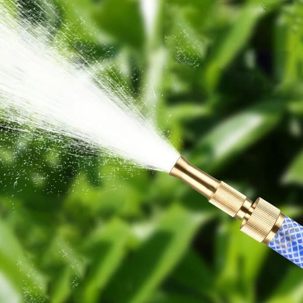 Brass Car Wash Straight Handle Adjustable Hose Nozzle Garden Tool Car Wash Nozzle Accessories