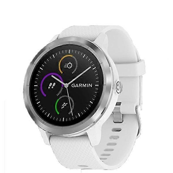 Armbånd til Garmin Vivoactive 3 / Vivomove HR T svart+hvit