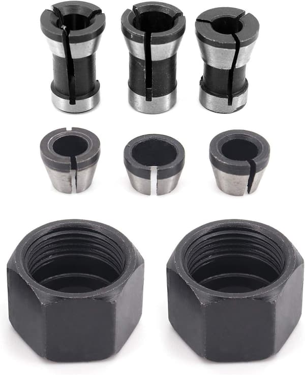 S Chuck Head, 6mm 6.35mm 8mm Hodeadapterkonverterer for Drill DXGHC