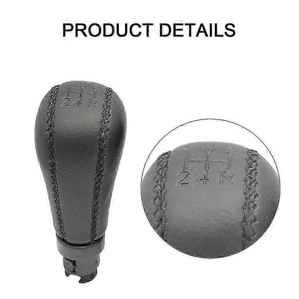 Compatible with Volvo S60 S80 V70 XC70 5-Speed PU Leather Gear Shift Knob
