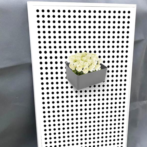 10 stk. Pegboard-bokser, Pegboard-boksesett, Pegboard-kurvoppbevaring, Pegboard-tilbehør