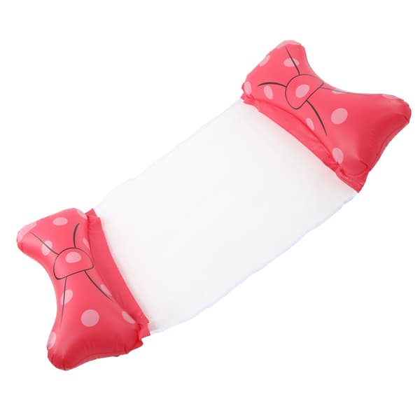 Inflatable Pool Float Hammock Portable Water Hammock Pool Float for Adults Rose Red