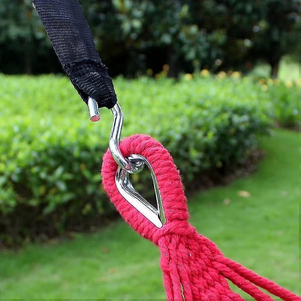 2 Heavy Duty Metal S-Hooks Extra Thick Hammock S-Shaped Hooks for Outdoor Hammock