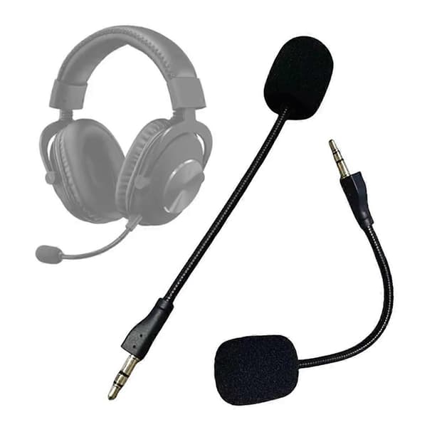 3,5 mm mikrofon til Logitech G PRO G PRO X gamingheadset, 4 stk.