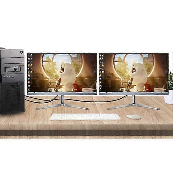DVI-I til DVI-D VGA Videokabelsplitter 1 ind 2 ud 0,5 5 0,5 5