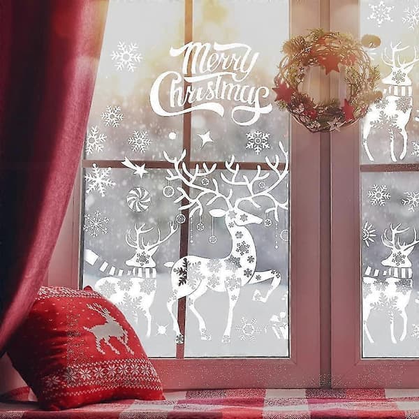 Christmas Window Decorations, DIY Static Window Decal, Removable Christmas Decorations (ShiKai)