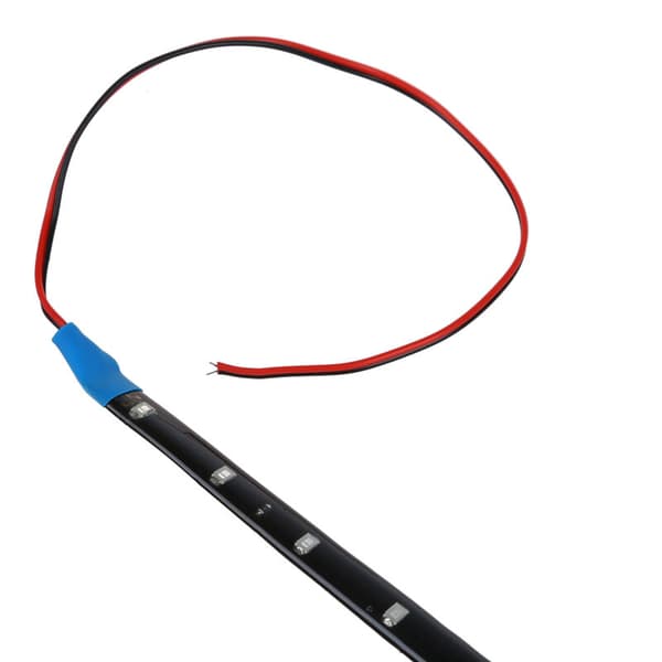 2 stk 30CM 15SMD Bilstripe Mindre Neonlys Fotbrønn Vanntett Fleksibel - Blå