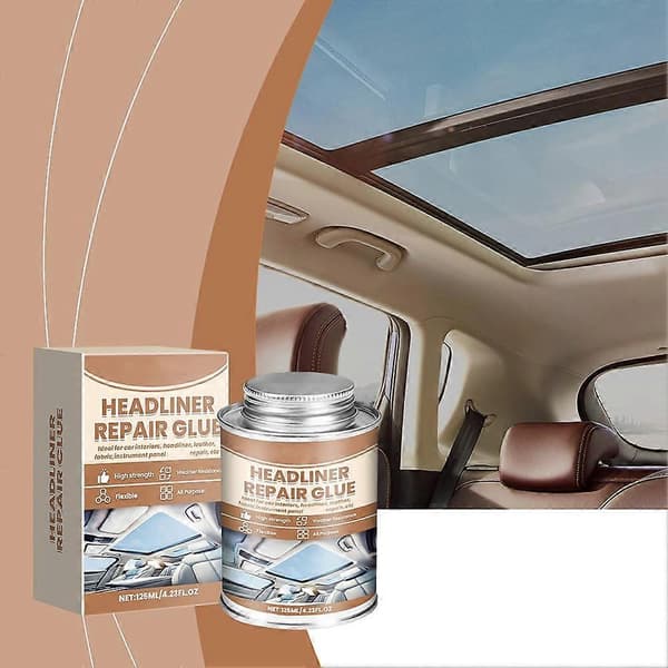 Car Fabric and Leather Headliner Repair Adhesive, Quick-Drying Glue Liquid