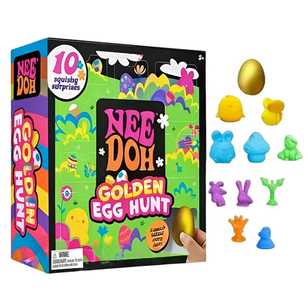 Golden Egg Hunt - Sensory Squeeze Toy Squishy Toy Set Easter Toy Gift Set C Set C