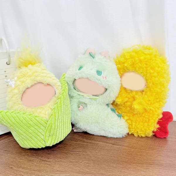 Plush Stuffed Figures Clothing Collection Multi-Generational Compatible Machine Washable Design Multi-Color 1 1