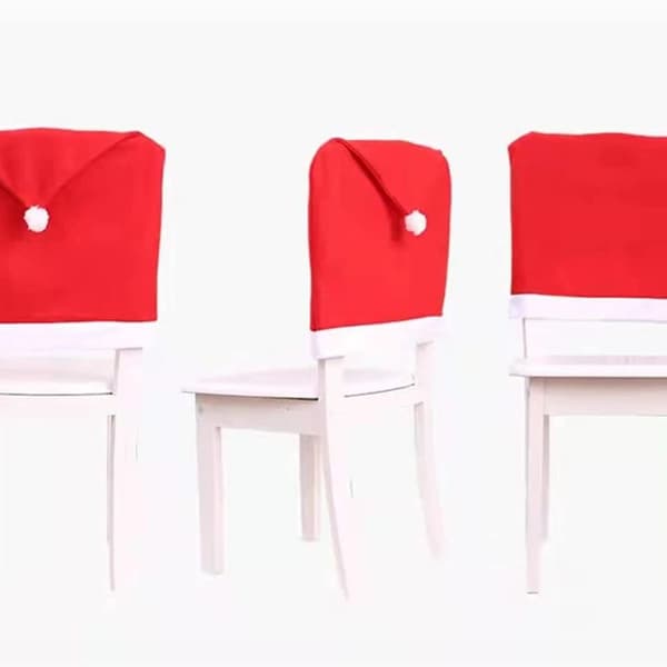 4X Premium stoltrekk til jul - Juledekorasjoner til stoler - KLB