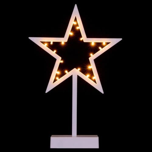 20 LED Decorative Light Star Cold Warm White Christmas Star Decorative Star