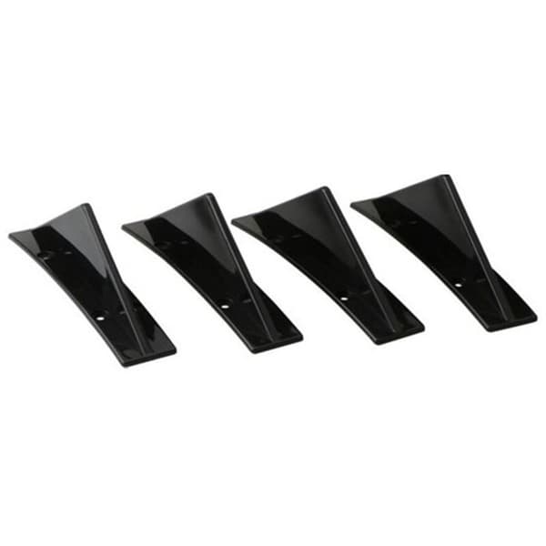 Auto bagkofanger diffuser Auto bagkofanger spoiler splitter Auto styling Auto dele, 4 stk