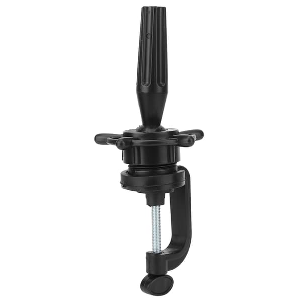 Mannequin Head Stand Height Adjustable Head Clamp Holder Training Head Display Black