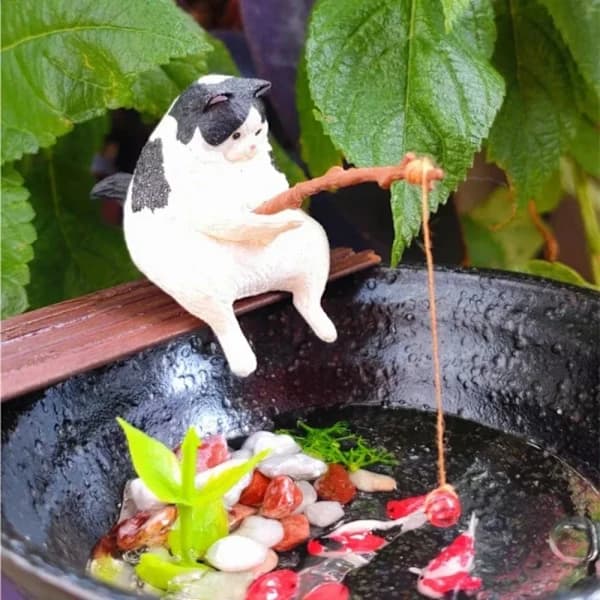 Fiskekat ornamenter Katte Fiskefigur 6 6 6