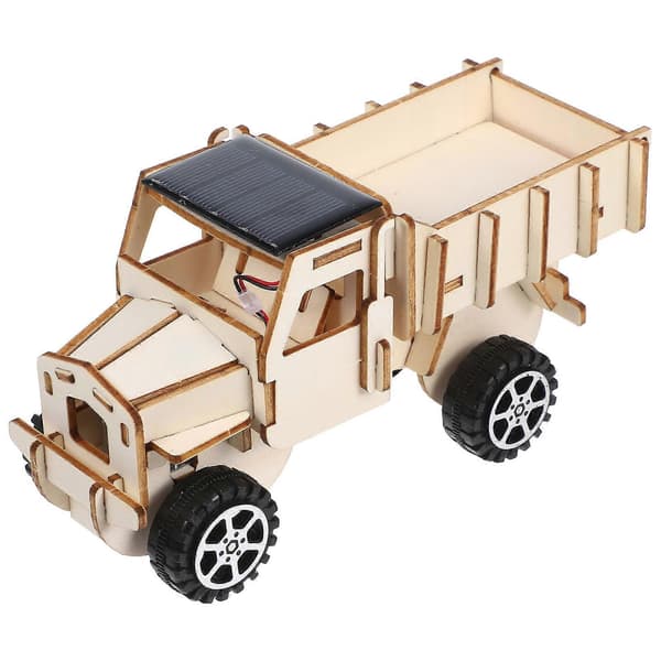 Solar Car Model Kit DIY Science Experiment for Educational Solar Powered Car Assembly, for Ages 8 and Up