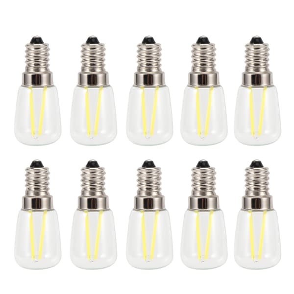 10 pcs E14 Long Filament Mini LED High Brightness Bulbs 1.5W AC230V