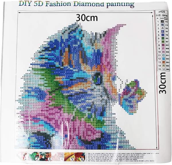 5D Diamantmaleri Kat DIY Kits Rhinestone Limet Korssting E