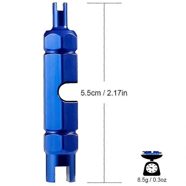 Ventilkærnefjernerværktøj - 3 i 1 værktøj til tilspænding af cykelventilkærne