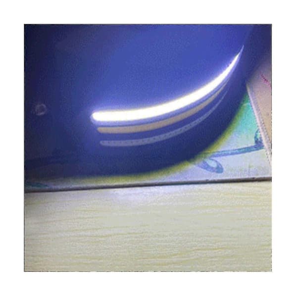 Induksjons Hodelykt Cob Hodelykt Frontlykt USB Oppladbar (hvit Gul R