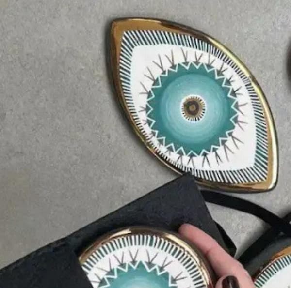 Evil Eye Wall Decor - Home Decor - Turkish Amulet - Protection and Good Luck Charm Gift (Eye)