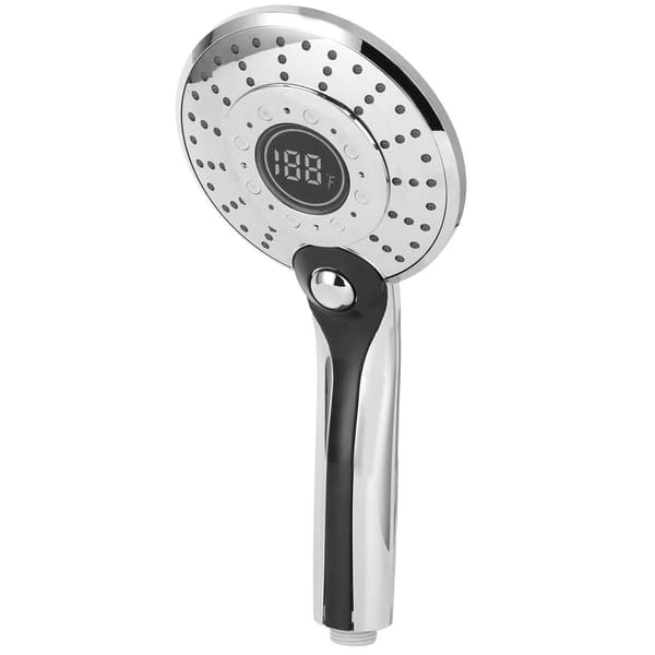 G1/2 brusehoved med 3 farver LED-lys håndbruser KLB