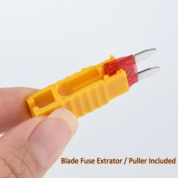 Pakke med 150 bilstandard sikringer, sortiment av bladsikringer 2A 3A 5A 7.5A
