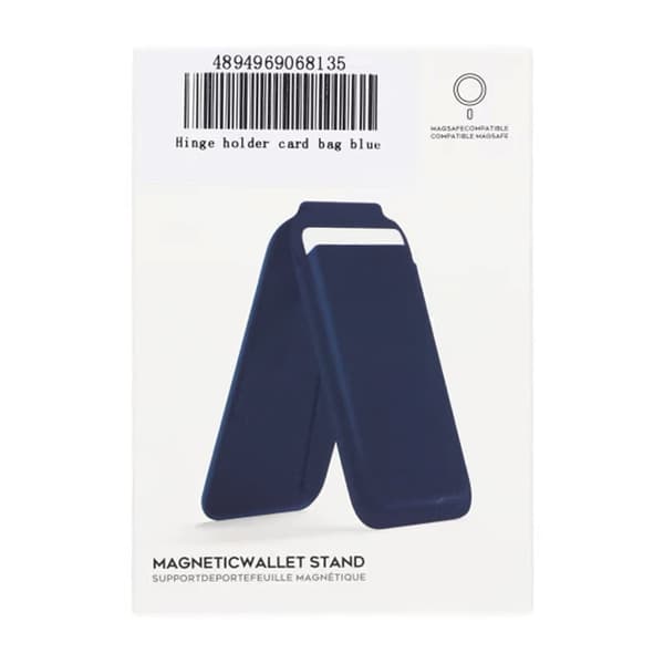 Kortholder Magsafe Utfellbar for iPhone - Blå Blå Blå blue