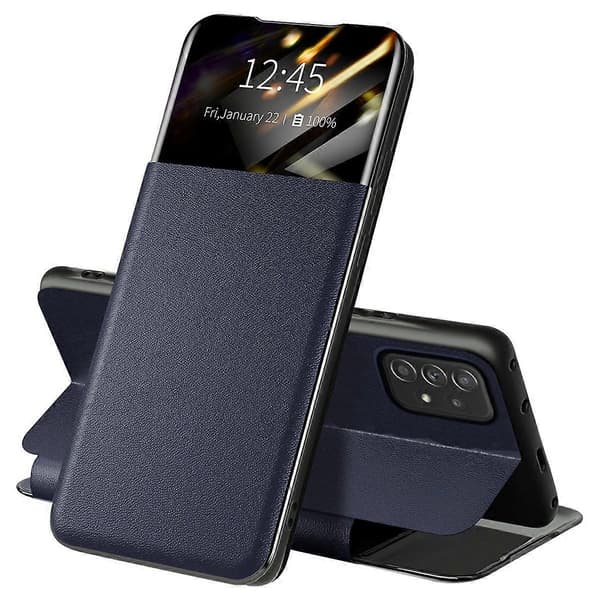 For Samsung Galaxy A52 4G / 5G / A52s 5G Window Leather Case with Card Holder Stand-FX-