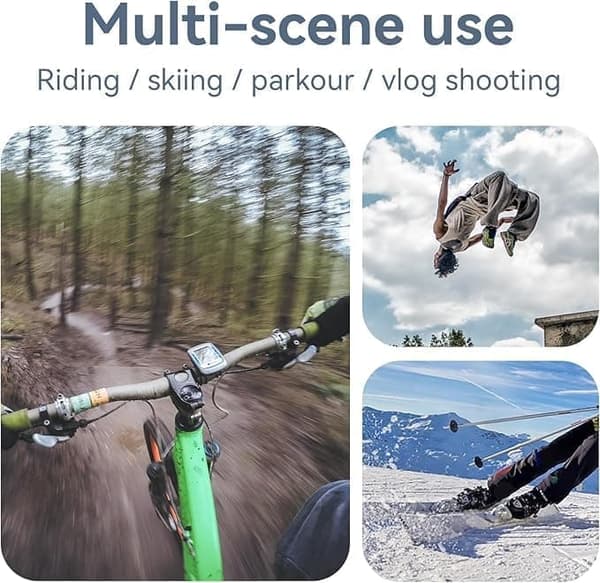 Mobile Clip for Action Camera - POV Mount with Remote Control, Compatible with GoPro, Samsung, iPhone - Camera Remote Shutter