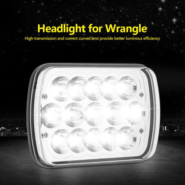 7 tommer 45W LED-forlygte til Jeep Wrangler 2007-2015