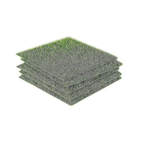 5 stk mikrolandskapsdekorasjon DIY simuleringsgressmatte kunstige planter torvmose