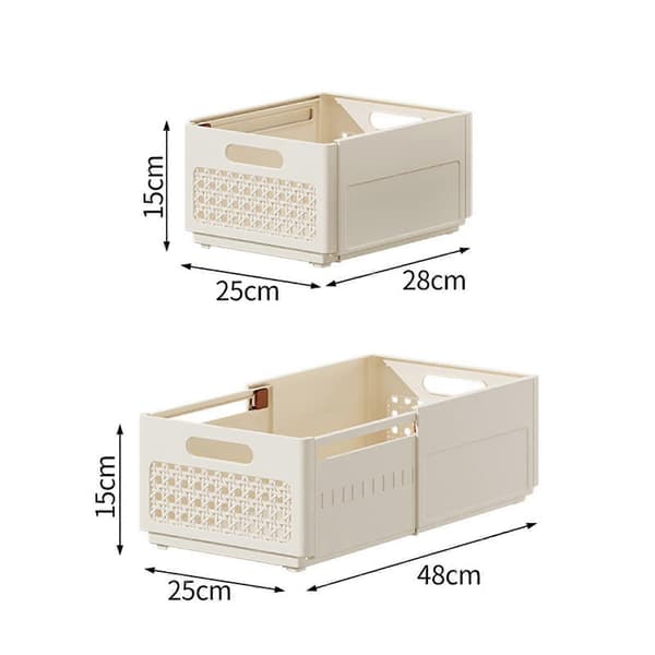 Drawer Organizer, Adjustable Storage Container, Expandable Storage Box with Dividers for Wardrobe, Cosmetics, Home, Kitchen, Clothes