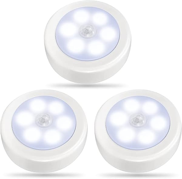 Infrarød bevegelsessensorlampe, LED-vegglampe, nattlampe batteridrevet