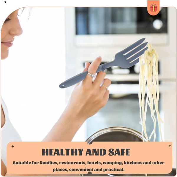 Flexible Silicone Fork Large Snow Fork Pasta Fork Spaghetti Spoon