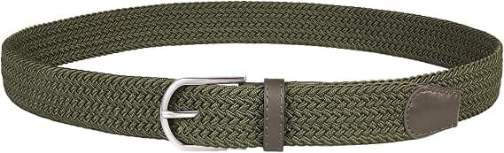 Unisex elastisk stoff flettet elastisk linning stretchbelte stretchbelte for menn og kvinner Flere farger