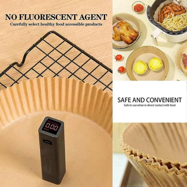 Airfryer-foringer, 100 stk Airfryer-papirforinger