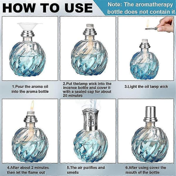 Oil Lamp Replacement Wick 18mm Airtight Control for Decorative Burner