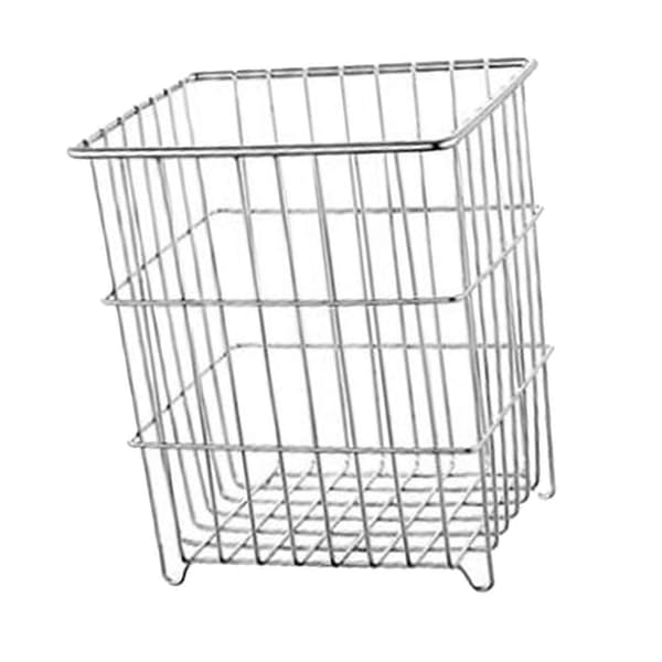 Vegetable Shelf Hanging Storage Organizer Drain Basket Hanging Metal Basket for Kitchen Fruit Vegetables Snacks RV Hobby Room