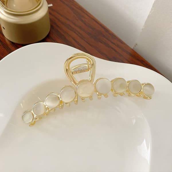 5 perle- og rhinstenshåraccessories, tegneseriehajklemme til hår